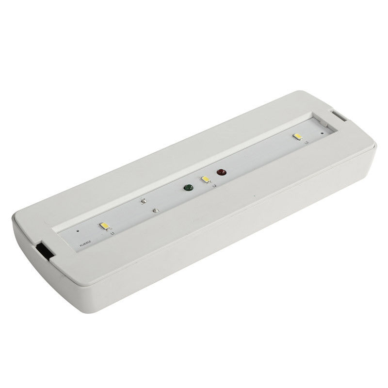 Bakımlı 110V 220V şarj edilebilir acil durum ışığı, kendi kendini test eden L116M-C ile pil yedekleme