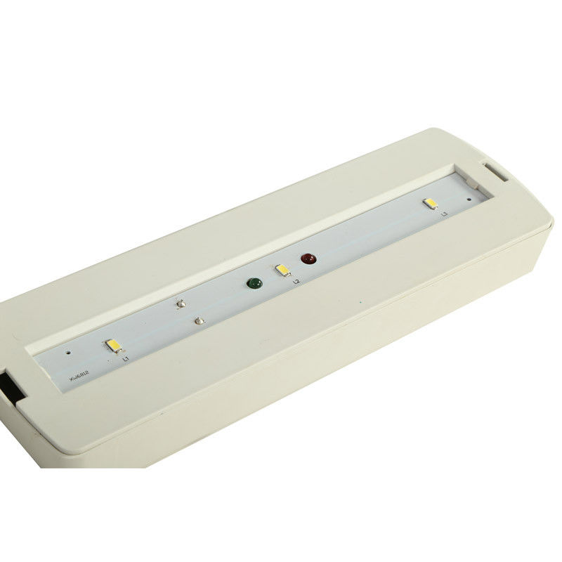 Bakımlı 110V 220V şarj edilebilir acil durum ışığı, kendi kendini test eden L116M-C ile pil yedekleme