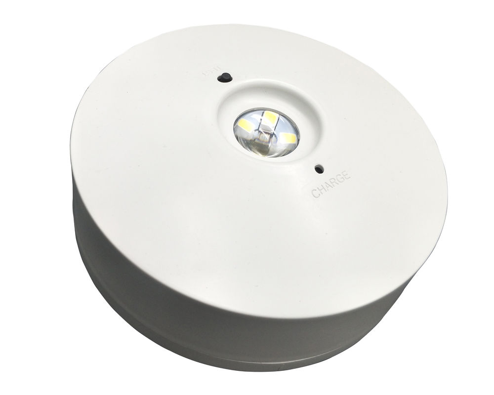 IP20 SMD LED Yuvarlak Şarj Edilebilir Acil Durum Lambası, 3 Saat Çalışma Süreli Batarya Yedekli L114N