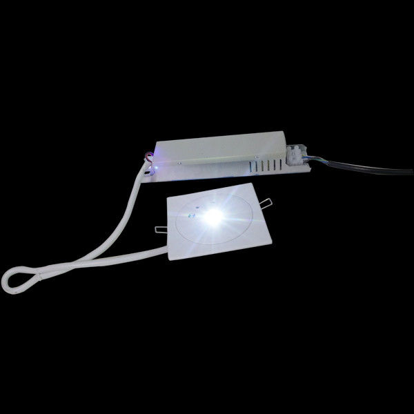 Batarya yedek 3W SMD Beyaz LED ile Batarya ile çalıştırılan Çatılı IP20 Acil Durum Işığı