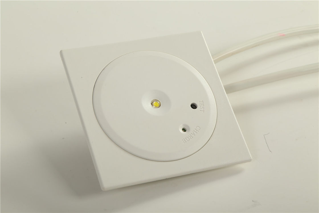 CE Onaylı Çökme LED Aşağı Işık 1 Watt SMD Beyaz LED ve Ni-Cd Pilli Yangın Acil Işığı