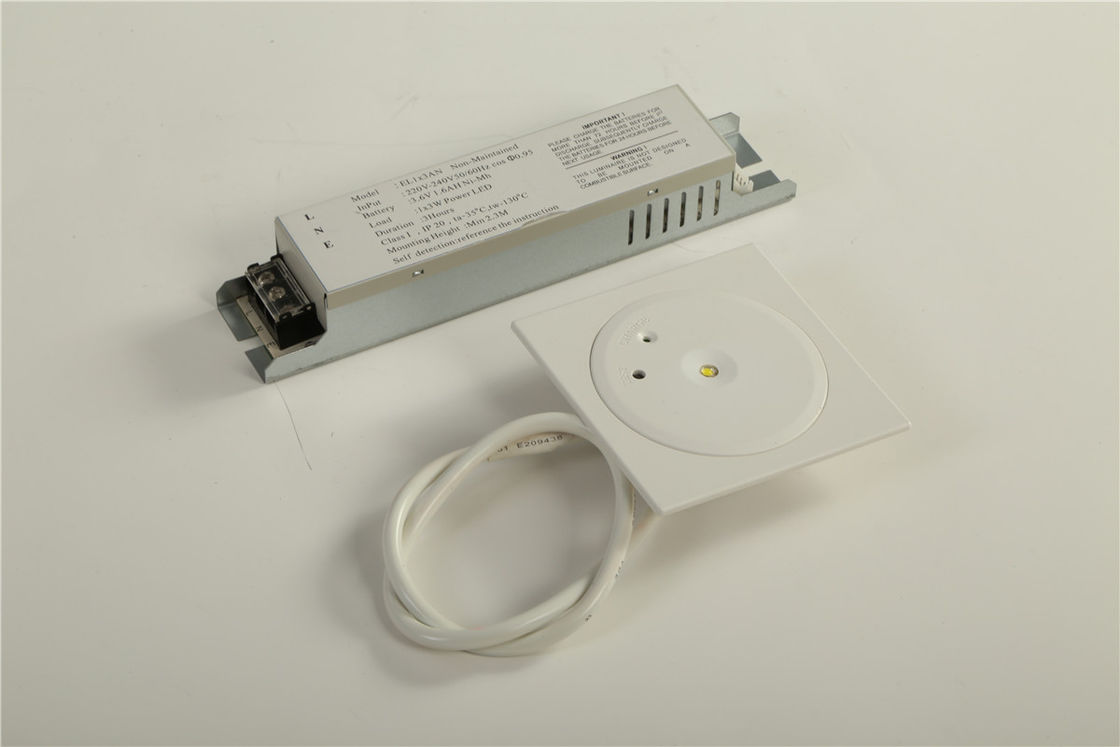 CE Onaylı Çökme LED Aşağı Işık 1 Watt SMD Beyaz LED ve Ni-Cd Pilli Yangın Acil Işığı