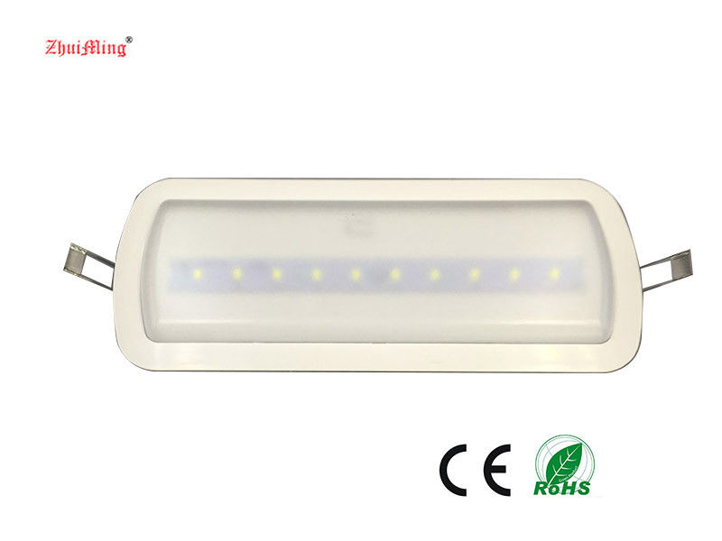 Ni-Cd pil ve yangına dirençli ABS ile acil durum şarj edilebilir LED ışığı 3 saatlik süre ile