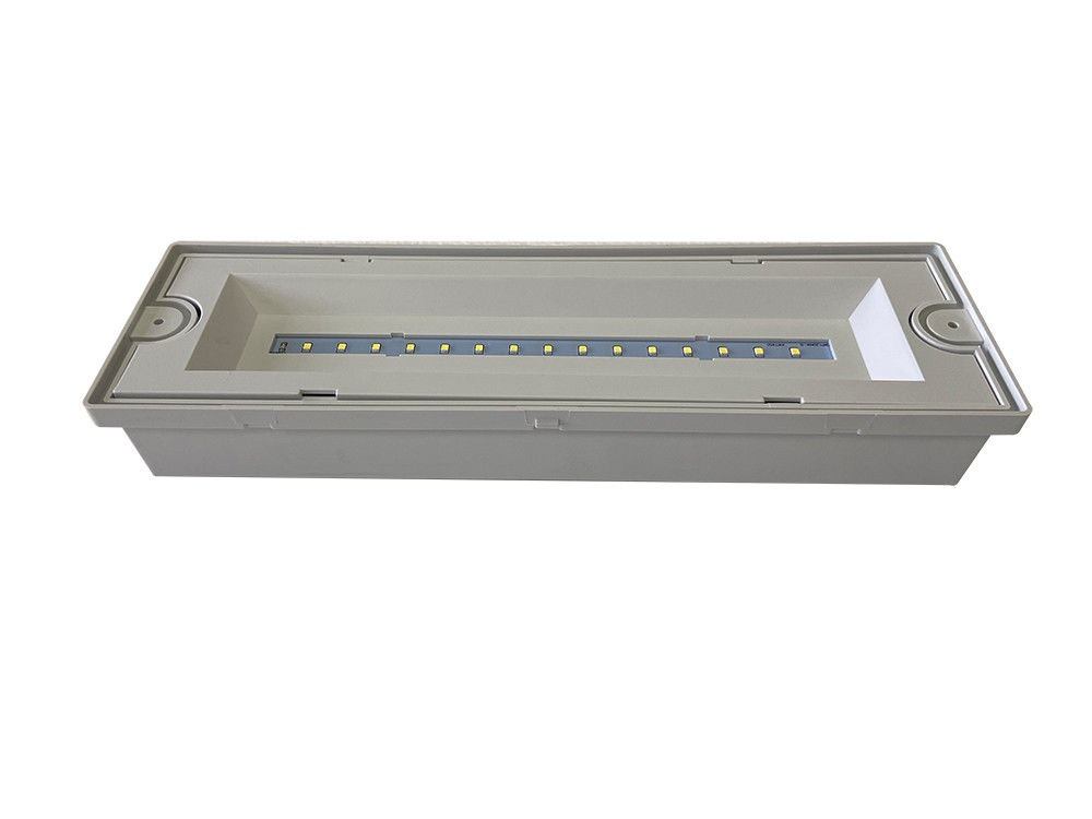 7.5W Islak Yer Su geçirmez LED Acil Durum Işığı IP65 Dış ABS PC Diffuser L130MN