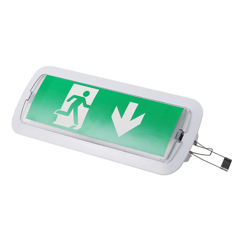 Dondurulmuş Ticari LED Acil Durum Pil yedekle Yeniden Şarj Edilebilir Işık 1.5W Bakımsız Tavan Sıkıştırılmış L116N-B
