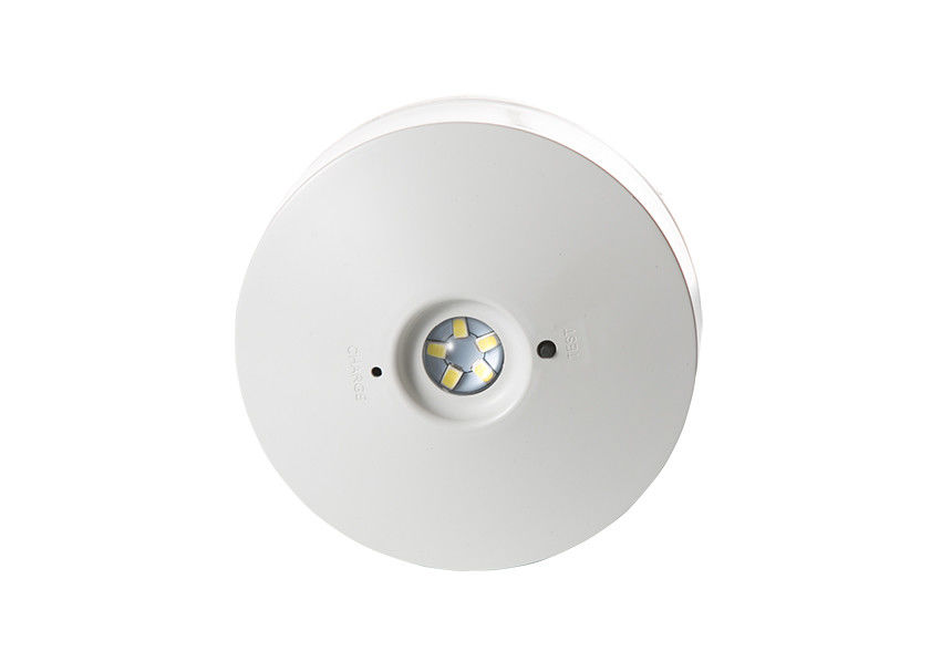 Pilli Yedekli Duvara Monte 220V 240V L114N Yuvarlak Mini Şarj Edilebilir LED Acil Durum Lambası