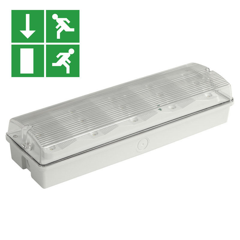 IP65 Su geçirmez LED acil durum ışığı 3W Ni Cd Pil yedekleme 15pcs 2835 SMD 6500K