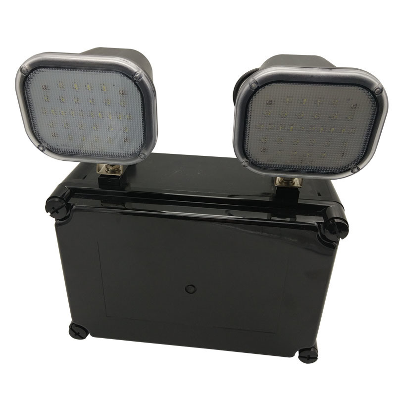 220V Giriş 2x6W Twin Spot LED Acil Durum Işığı 3 Yıl Garanti 50000 Saat Hayat Süresi