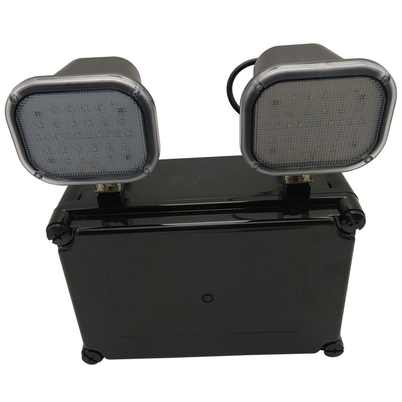 220V Giriş 2x6W Twin Spot LED Acil Durum Işığı 3 Yıl Garanti 50000 Saat Hayat Süresi