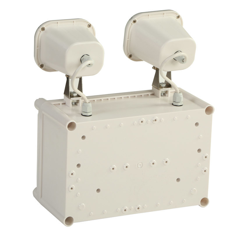 12W LED Twin Spot Acil Durum Işık IP65 Su geçirmez 6500K Soğuk Beyaz 3 Saat Süresi