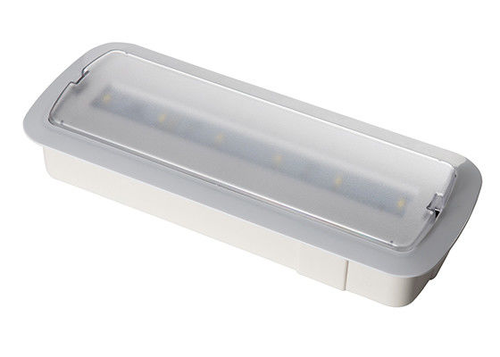 3 Saat Otomatik Çökme LED Şarj edilebilir Acil Durum Işığı Pil yedekle Yangına Direnme ABS L116M-C1
