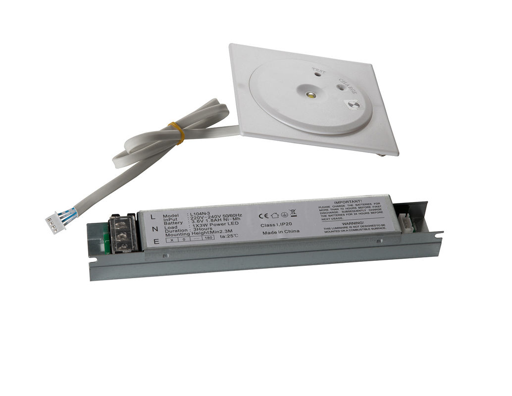 Bakımsız IP20 LED Çökme tavan acil durum lambası pil yedek yanğın çıkış işareti 220V L104N-3
