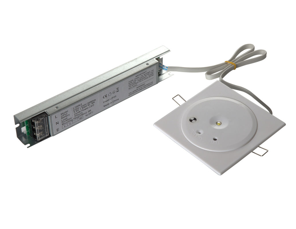 Bakımsız IP20 LED Çökme tavan acil durum lambası pil yedek yanğın çıkış işareti 220V L104N-3