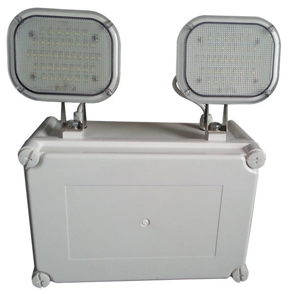 Çift Spot LED Su Geçirmez Acil Durum Lambası IP65 Ni-Cd Islak Alan Pil Kumandalı L107N