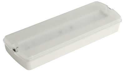 220V şarj edilebilir LED acil durum ışığı pil yedekleme CE onay duvar yüzeyi montajlı L116N-A1