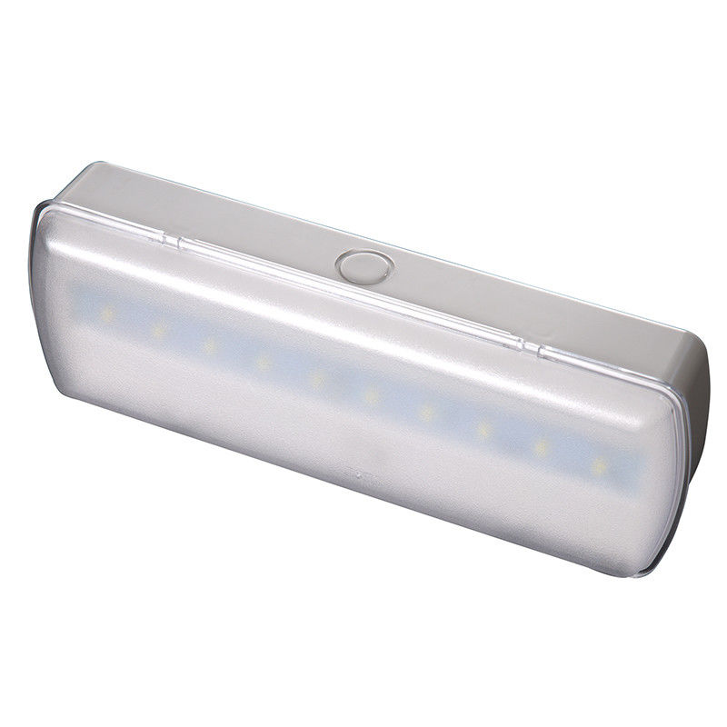 Yangına dayanıklı ABS LED acil durum ışığı 10 adet SMD 5730 LED ve 3.6V 1.8Ah Ni-Cd pil ile