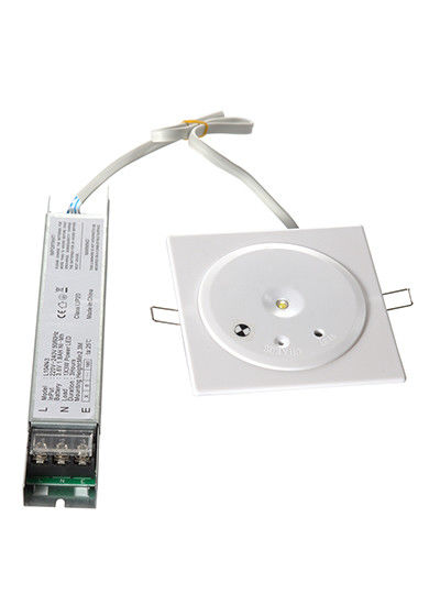 CE Onaylı Çökme LED Aşağı Işık 1 Watt SMD Beyaz LED ve Ni-Cd Pilli Yangın Acil Işığı