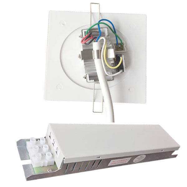 Özel IP45 bakımsız 1W LED şarj edilebilir batarya yedek PC plaka ile çıkartılmış tavan acil durum ışığı