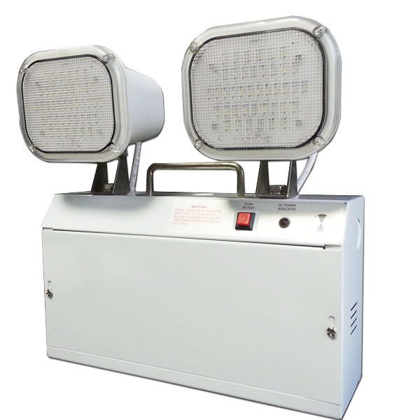 Pil ile çalışan Twin Head 3014 SMD LED Şarj edilebilir Acil Işık TL084BN
